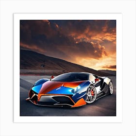 Lamborghini 100 Art Print