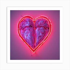 broken heart Art Print