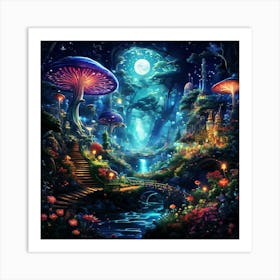 Fairytale Forest 1 Art Print