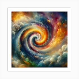 Swirling Vortex Art Print