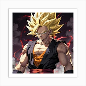 Dragon Ball Z Wallpaper 63 Art Print