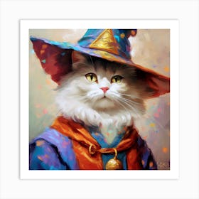 Crookshanks The Wizard Cat Art Print