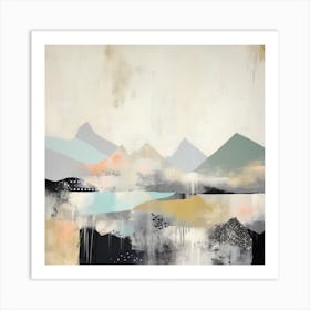 Abstract Landscape Painting 16 Art Print