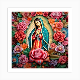 Virgin Of Guadalupe 6 Art Print