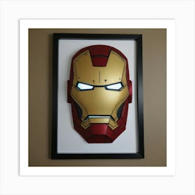 Iron Man Mask Art Print