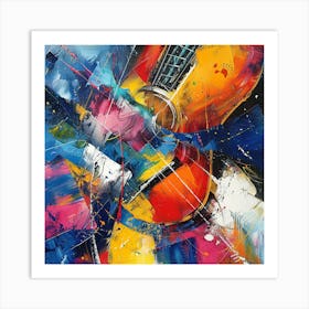 Music Inspired Abstract 3 Art Print