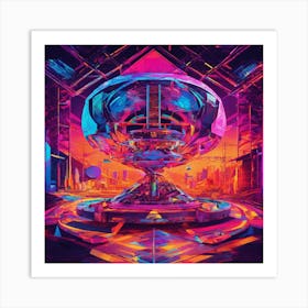 Futuristic City Art Print