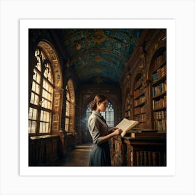 The Young Librarian 69 Art Print