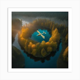 Aerial Photography Art Print