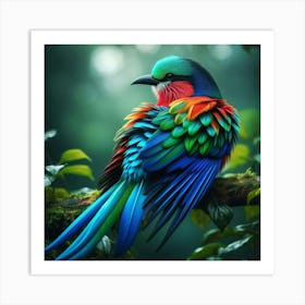 Colorful Bird 3 Art Print