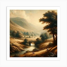 Landscape Of The Dales Art Print