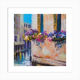 Venice. Italy. Printed wall painting, high-level art. Art Print