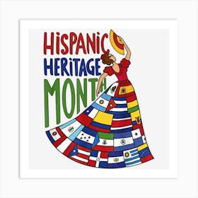 Latin American Heritage Month Art Print