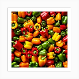 Bell Pepper As A Frame (97) Art Print