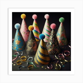 Party Hats 2 Art Print