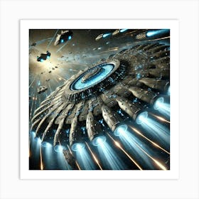 Hyperion Point Defense Converted Art Print