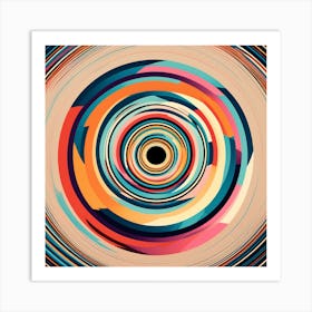 Abstract Colorful Abstract Painting Art Print