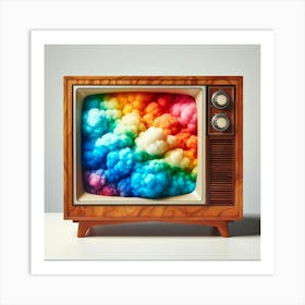 Old Tv Art Print