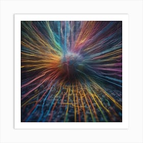 Psychedelic Explosion Art Print