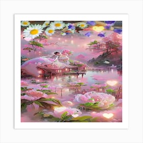 Asian Village Art Print