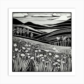 Linocut (15) 1 Art Print