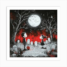 Spooky Night Art Print