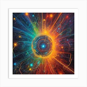 Rays Of Light Art Print