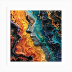 Abstract Painting 42 Art Print