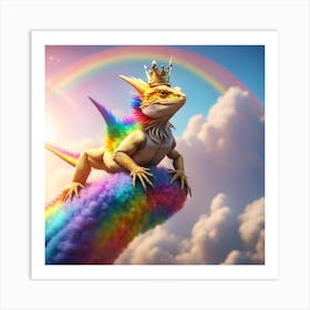 Rainbow Dragon Art Print