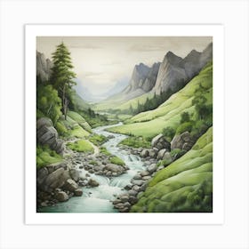 Switzerland Art Print