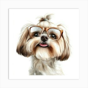 Shih Tzu 15 Art Print