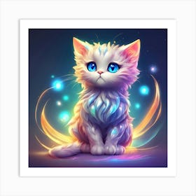 Cute Cat 4 Art Print