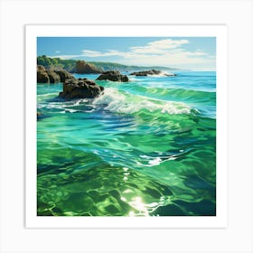 Ocean Water Art Print