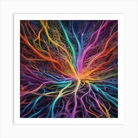 Colorful Tree 1 Art Print