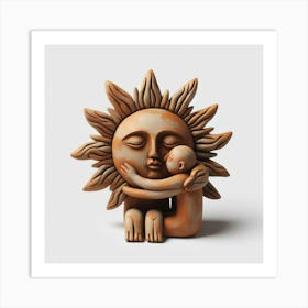 Sun And The Child Art Print