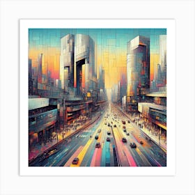 Cityscape 1 Art Print