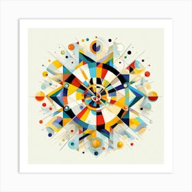 Geometric Mandala Art Print