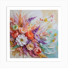 Floral Painting 1 Art Print