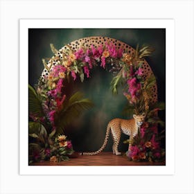 Cheetah In The Jungle Art Print