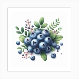 Blueberry 3 Art Print