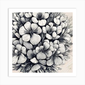 Alstroemeria Flowers 31 Art Print