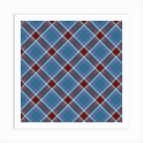 Plaid Pattern Art Print