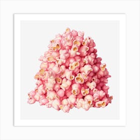 Pink Popcorn 3 Art Print