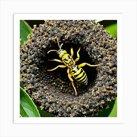 Wasp Nest 1 Art Print