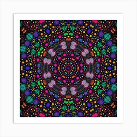 Psychedelic Mandala 28 Art Print