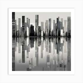 Cityscape Canvas Art 2 Art Print