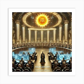 Solar Judiciary Converted Art Print