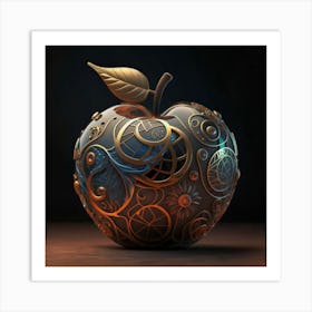 The glass apple an intricate design that adds to its exquisite appeal. 19 Art Print