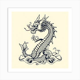 Dragon Tattoo Art Print