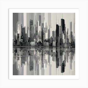 Chicago Skyline 3 Art Print